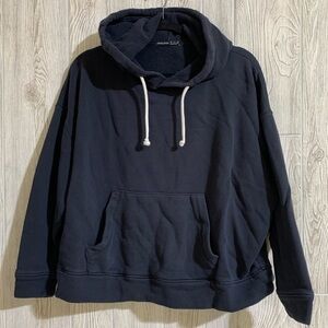 Oysho Sport Navy Blue Hooded Sweatshirt S